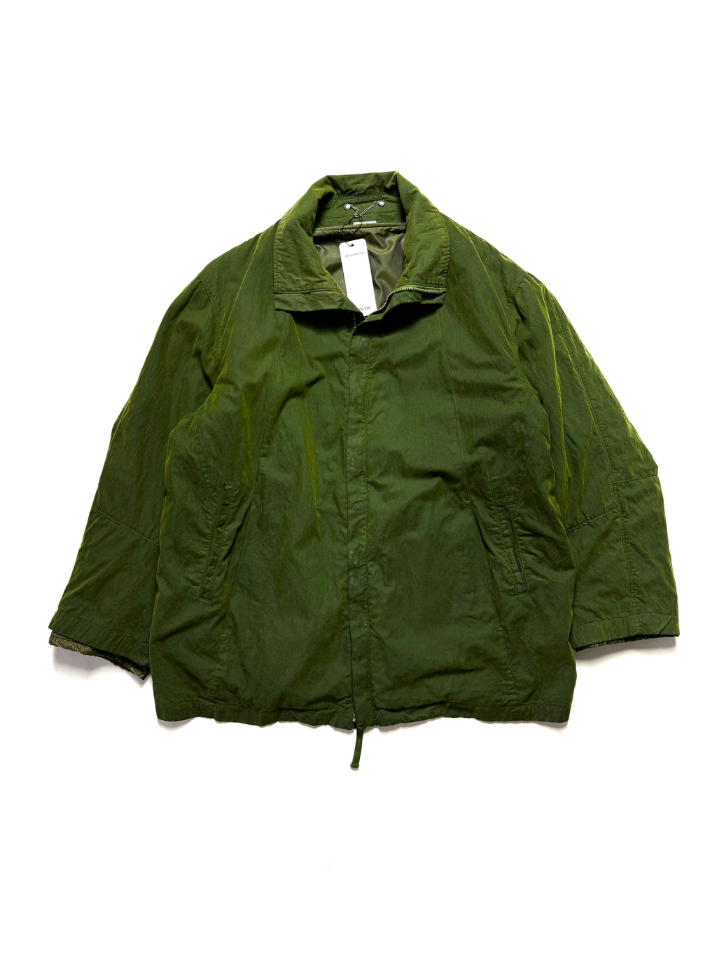 C.P. Company Army Green Insulted Layer Wax Puff Jacket