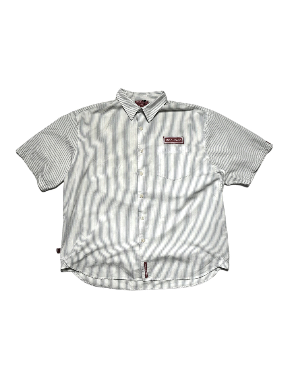 JNCO White Short Sleeve Dragon Shirt