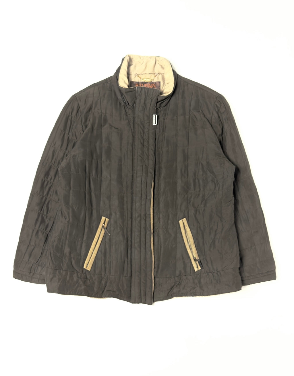 Balmain Dark Brown Quilted Jacket 90-00s