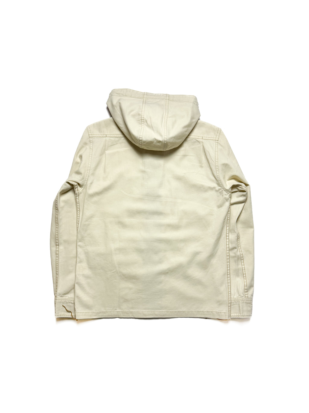 AVIREX Cream Hooded Jacket