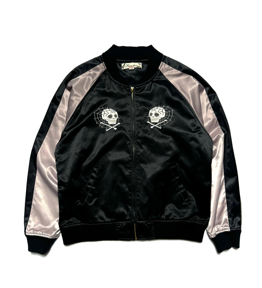 Huston Vintage Skull Embroidery Jacket