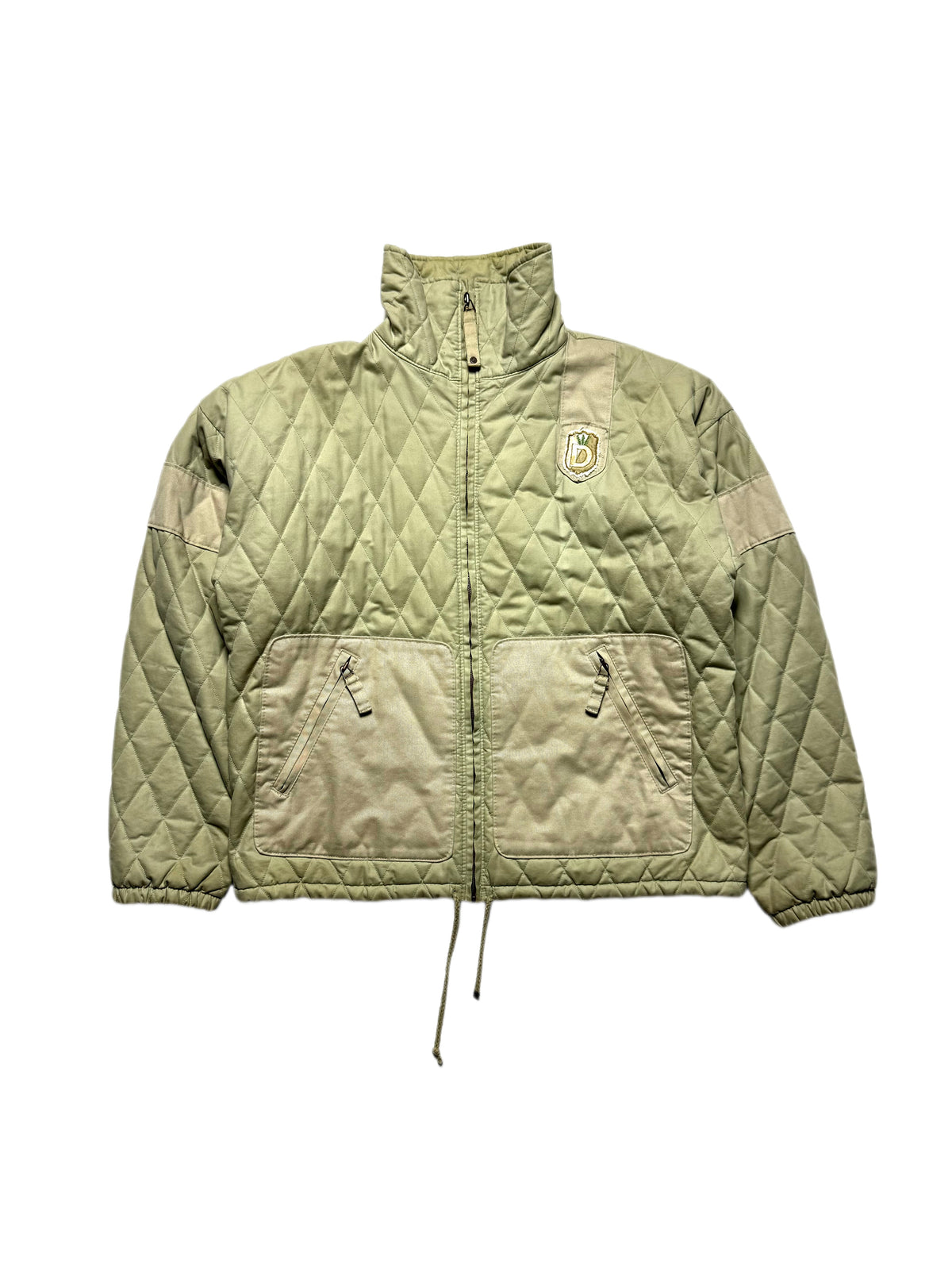 Diesel 2000s Diamond-quilted Full-zip Jacket
