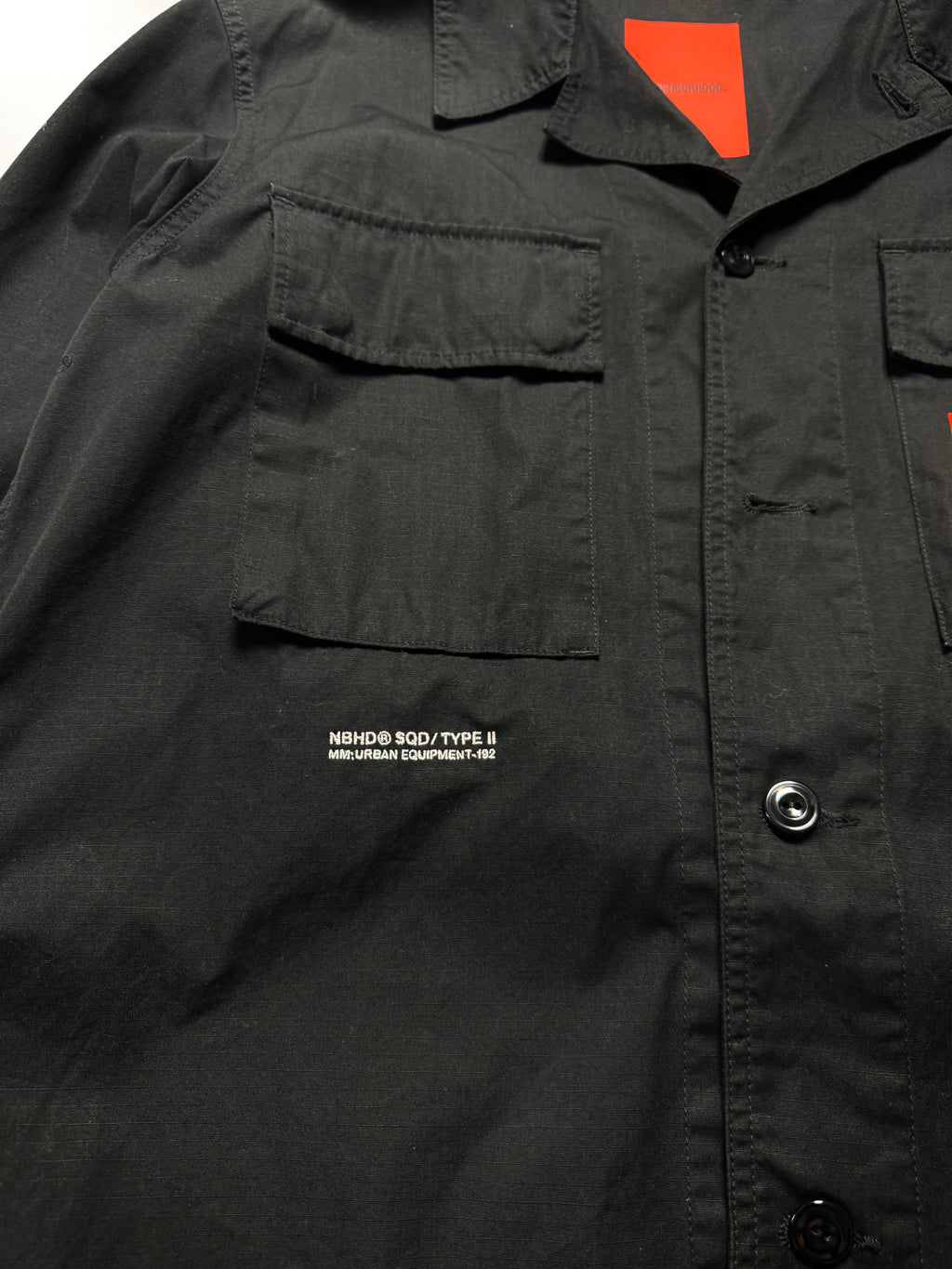 NBHD Black Orange Type-II Work Jacket