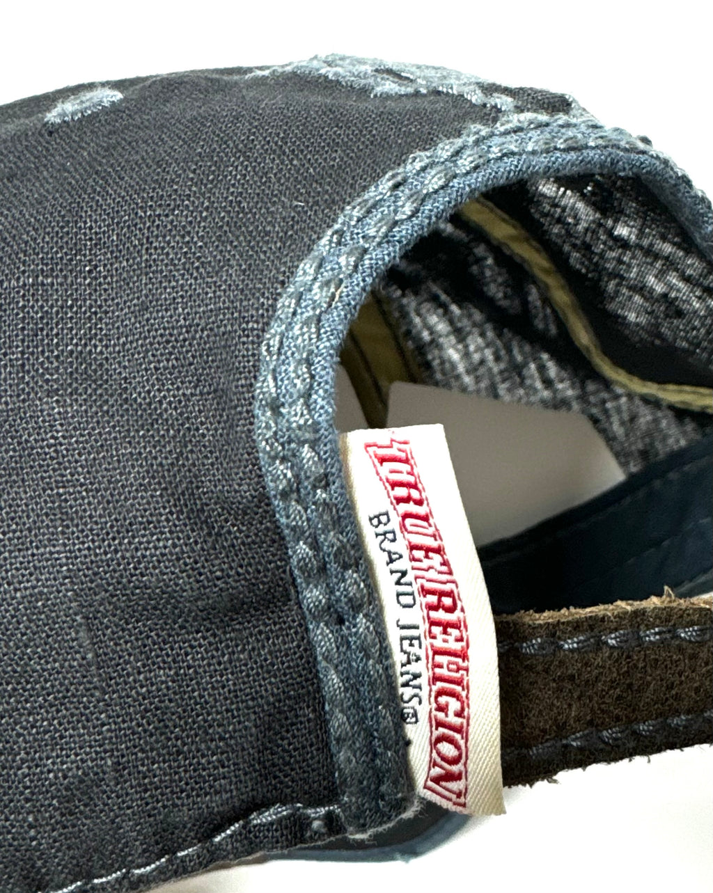 True Religion Denim Distressed Cap