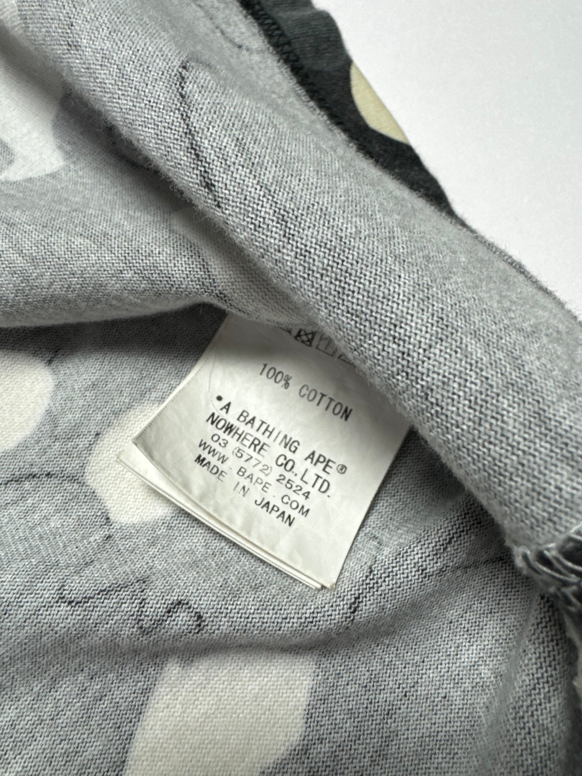 BAPE Black Grey Camo Tee