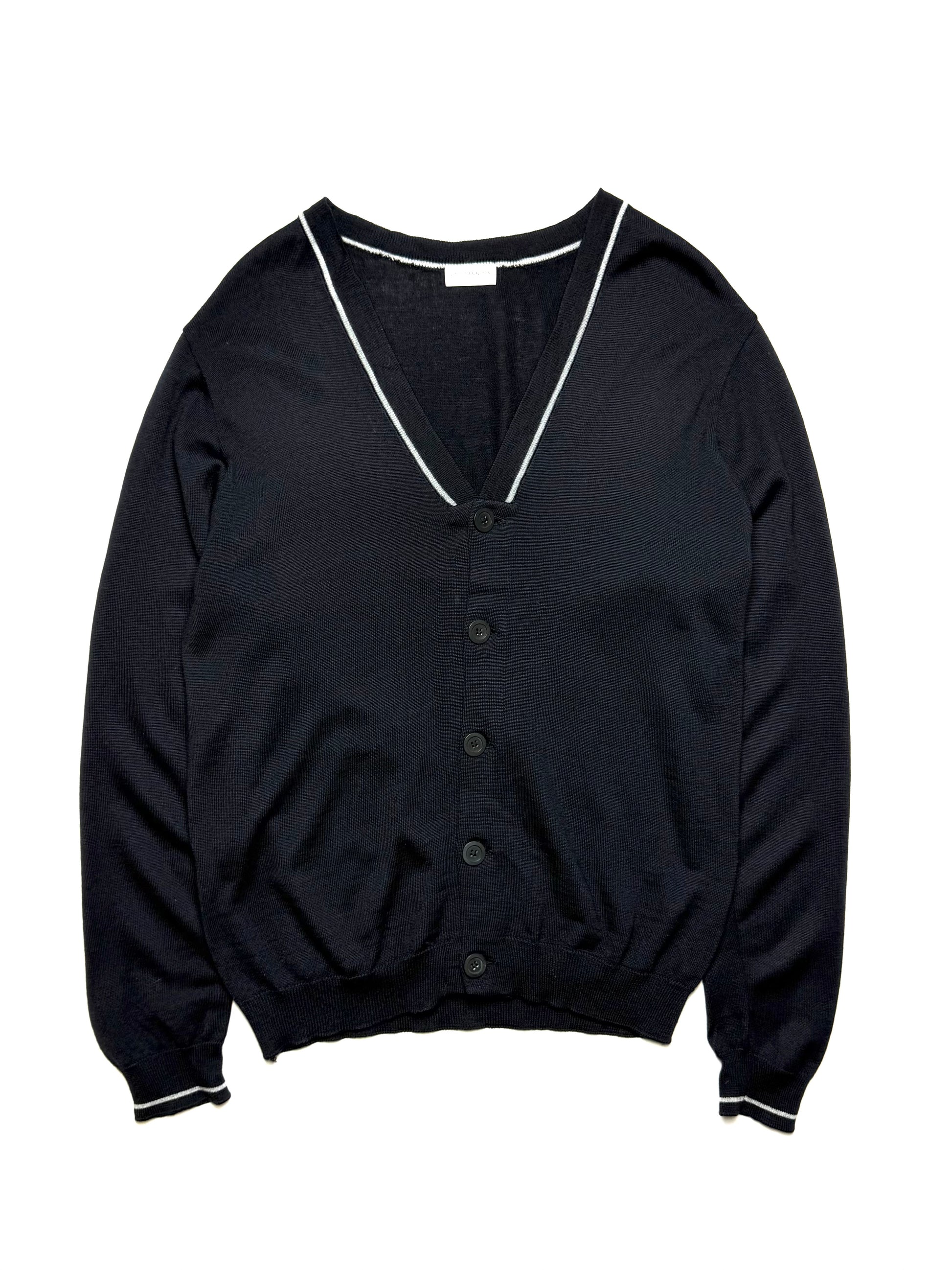 DRIES VAN NOTEN Navy Cardigan