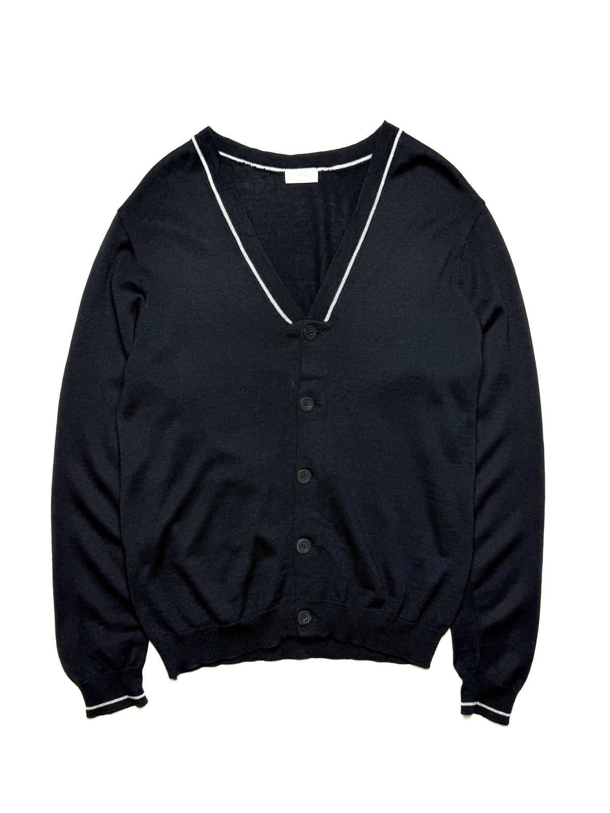 DRIES VAN NOTEN Navy Cardigan