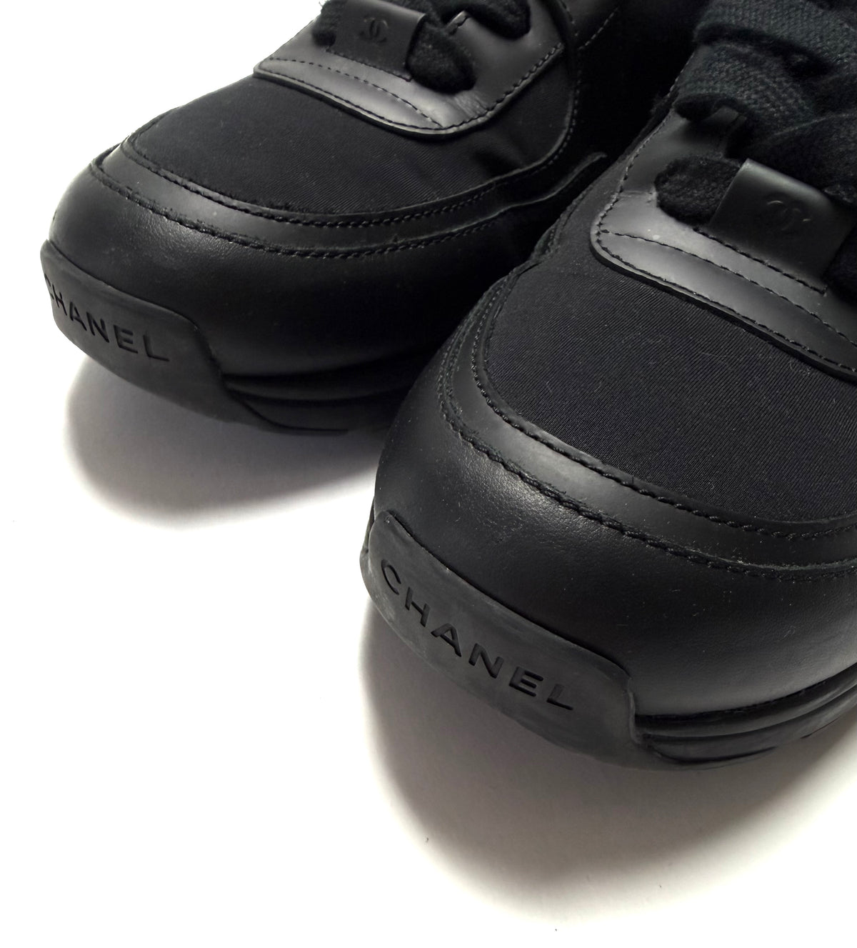 Chanel CC Uniform Triple Black Sneaker