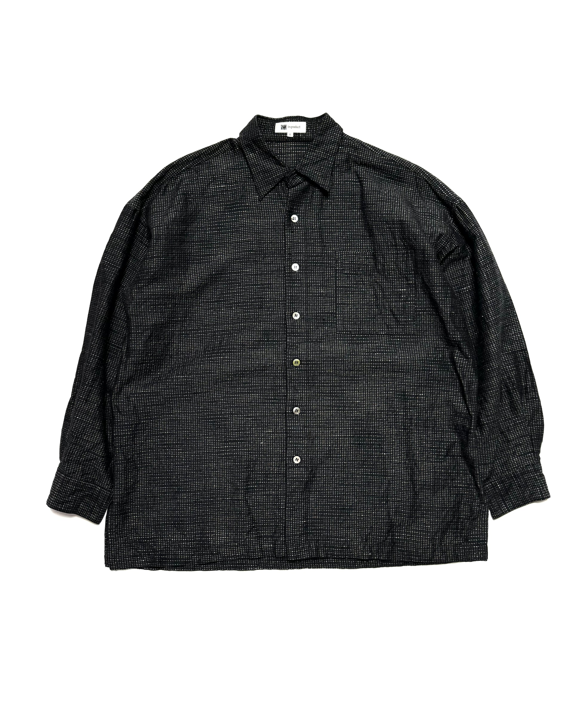 Issey Miyake Wool Blend Long Sleeve Shirt