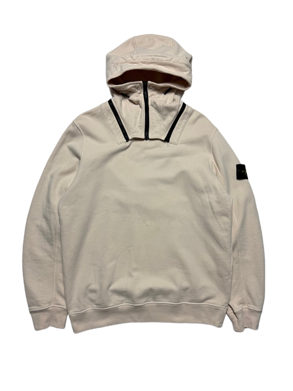 Stone Island Hooded Cream Sweater