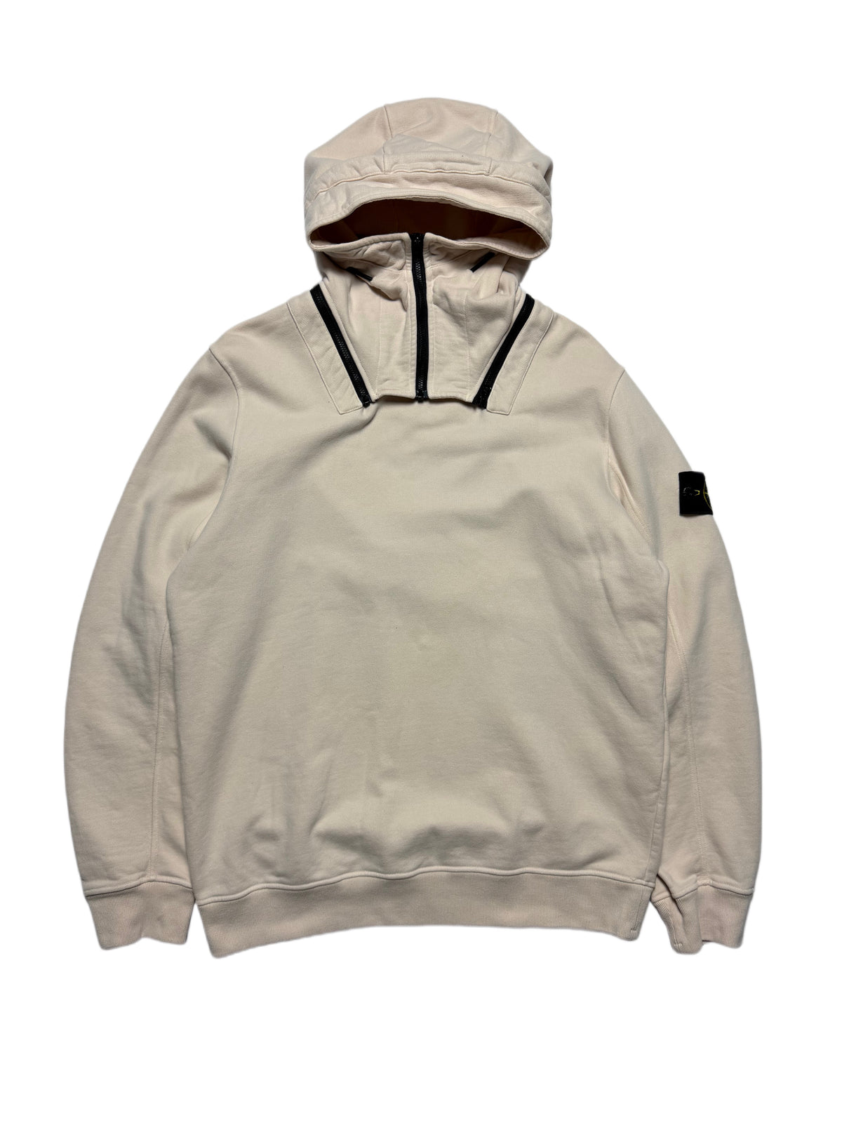 Stone Island Hooded Cream Sweater