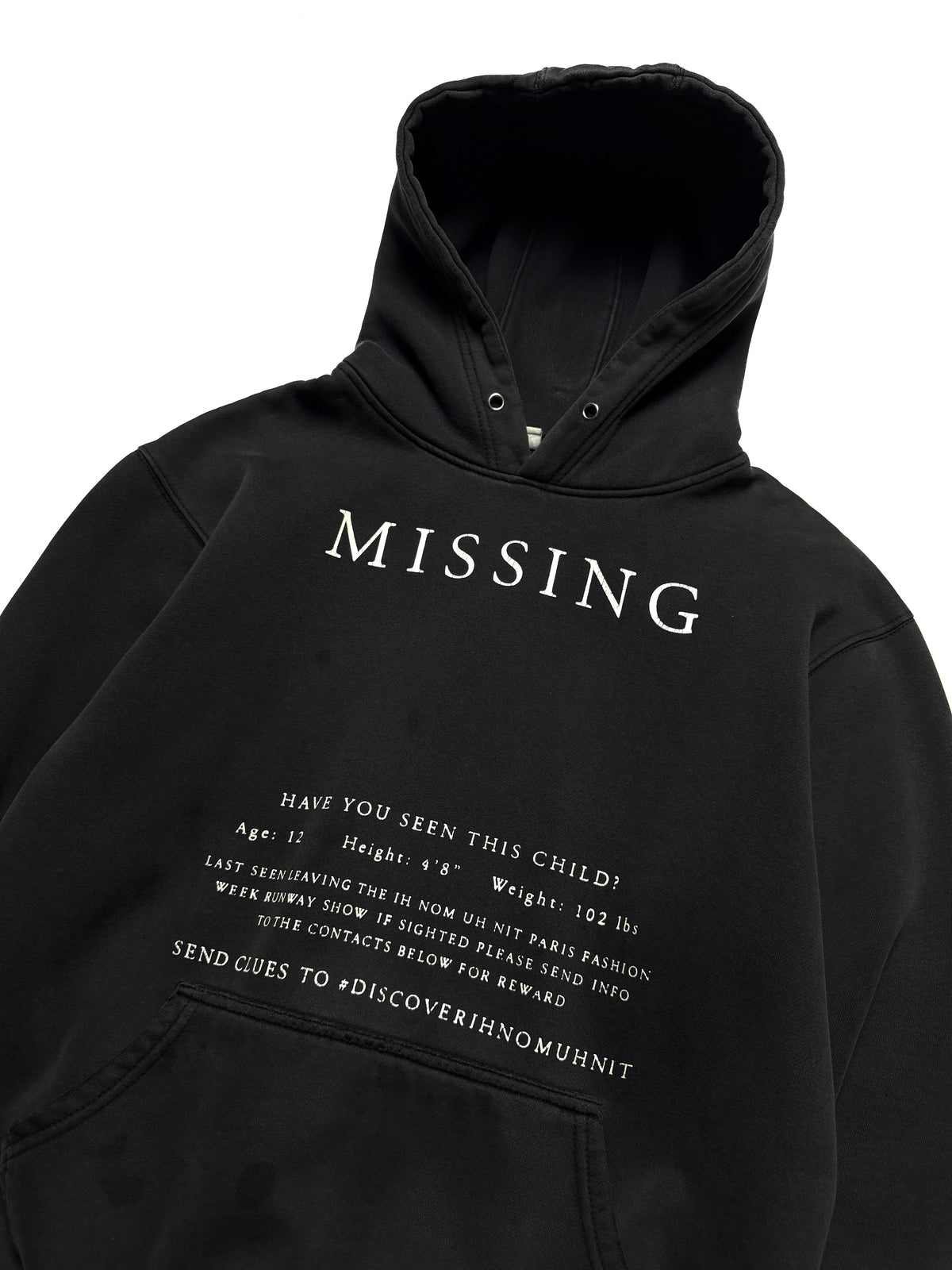 Ih Nom Uh Nit Missing Hoodie