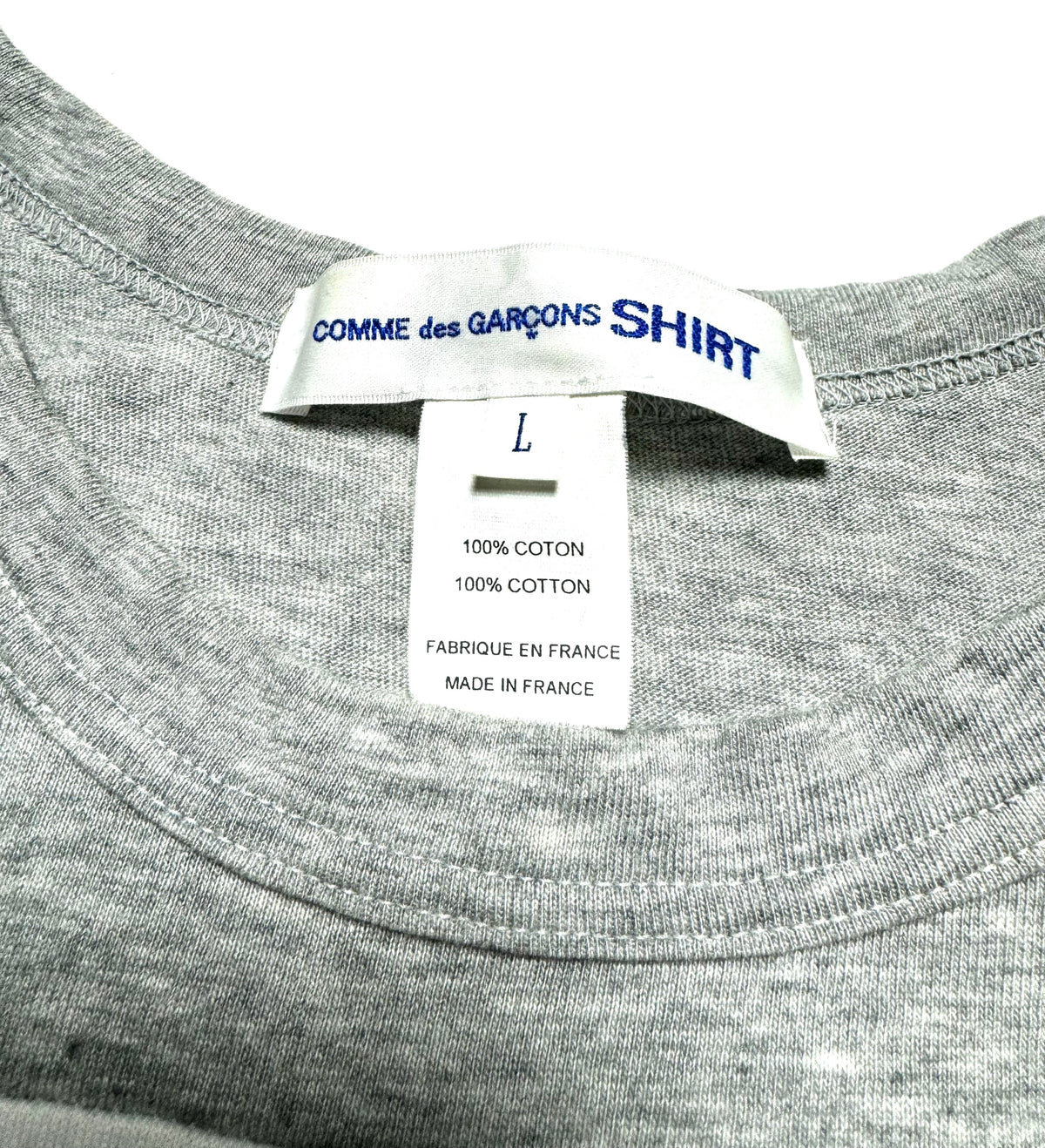 Comme des Garçons Shirt Grey Block Tee