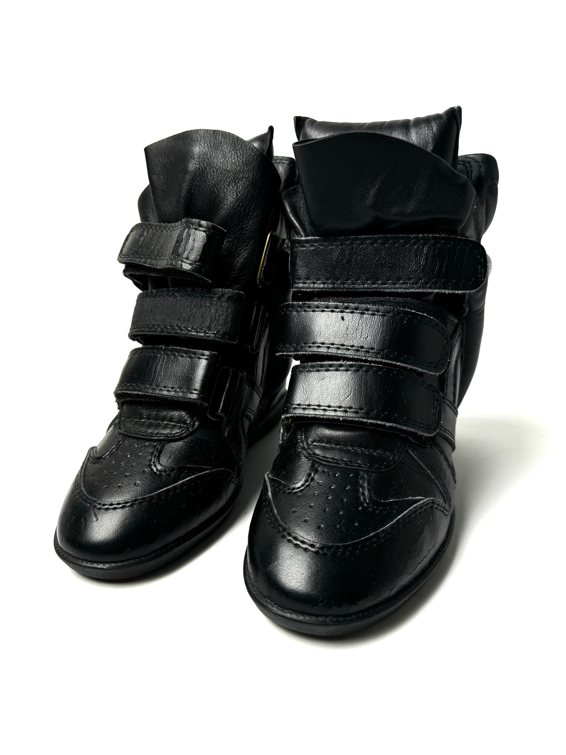 Isabel Marant Black Leather Bekett Boot