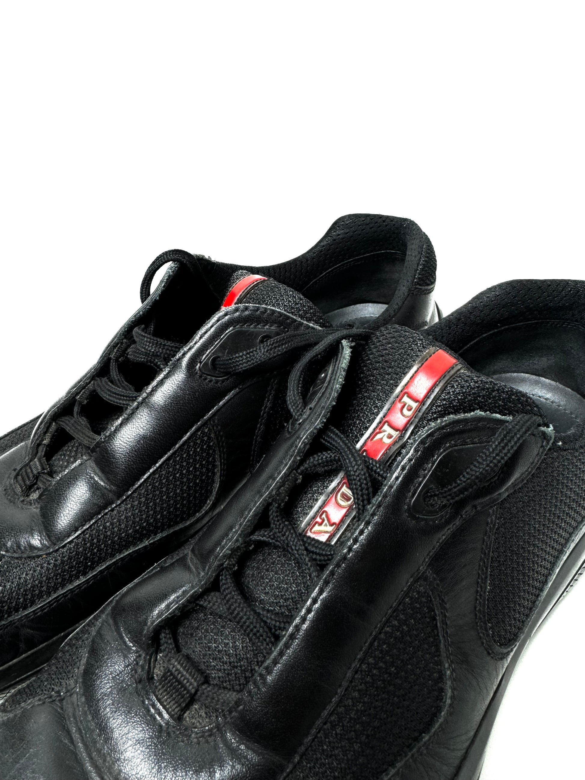 Prada Black Amercia’s Cup Shoes