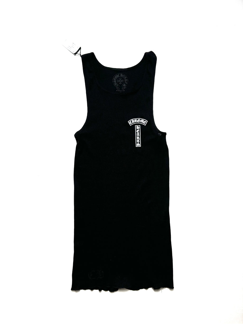 Chromehearts Cross Black Tantop