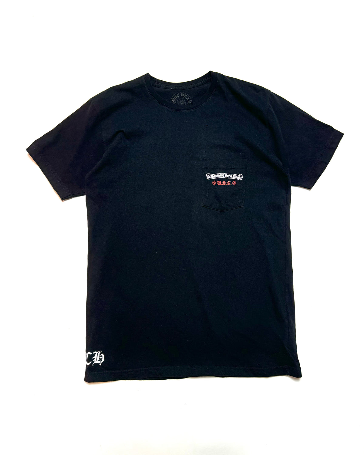 Chromehearts Vertical Flag Pocket Tee