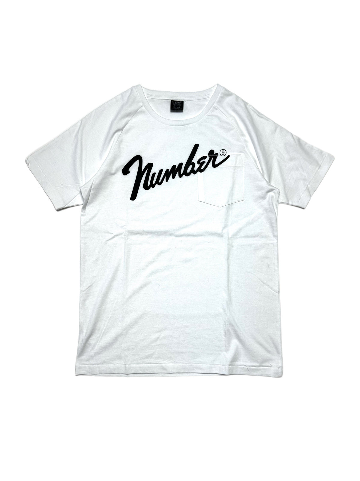 Number Nine Spellout White Tee