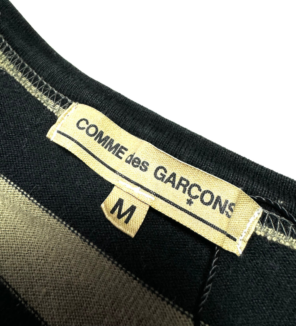 Comme des Garçons Grey Stripe Long Sleeve