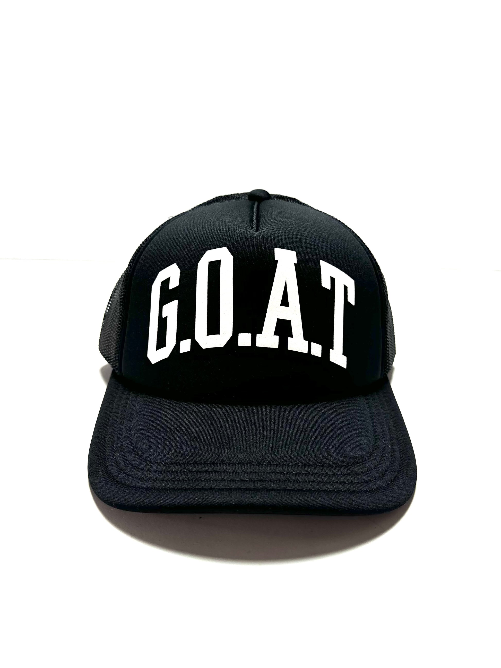 G.O.A.T Black Trucker Hat