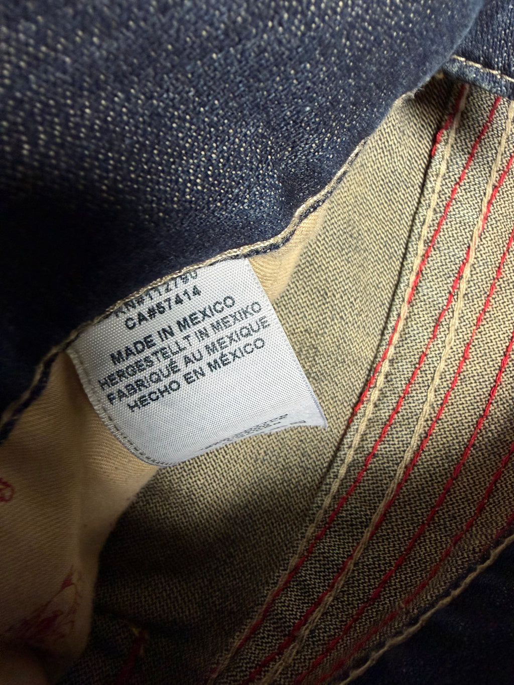True Religion Distressed Washed Jean