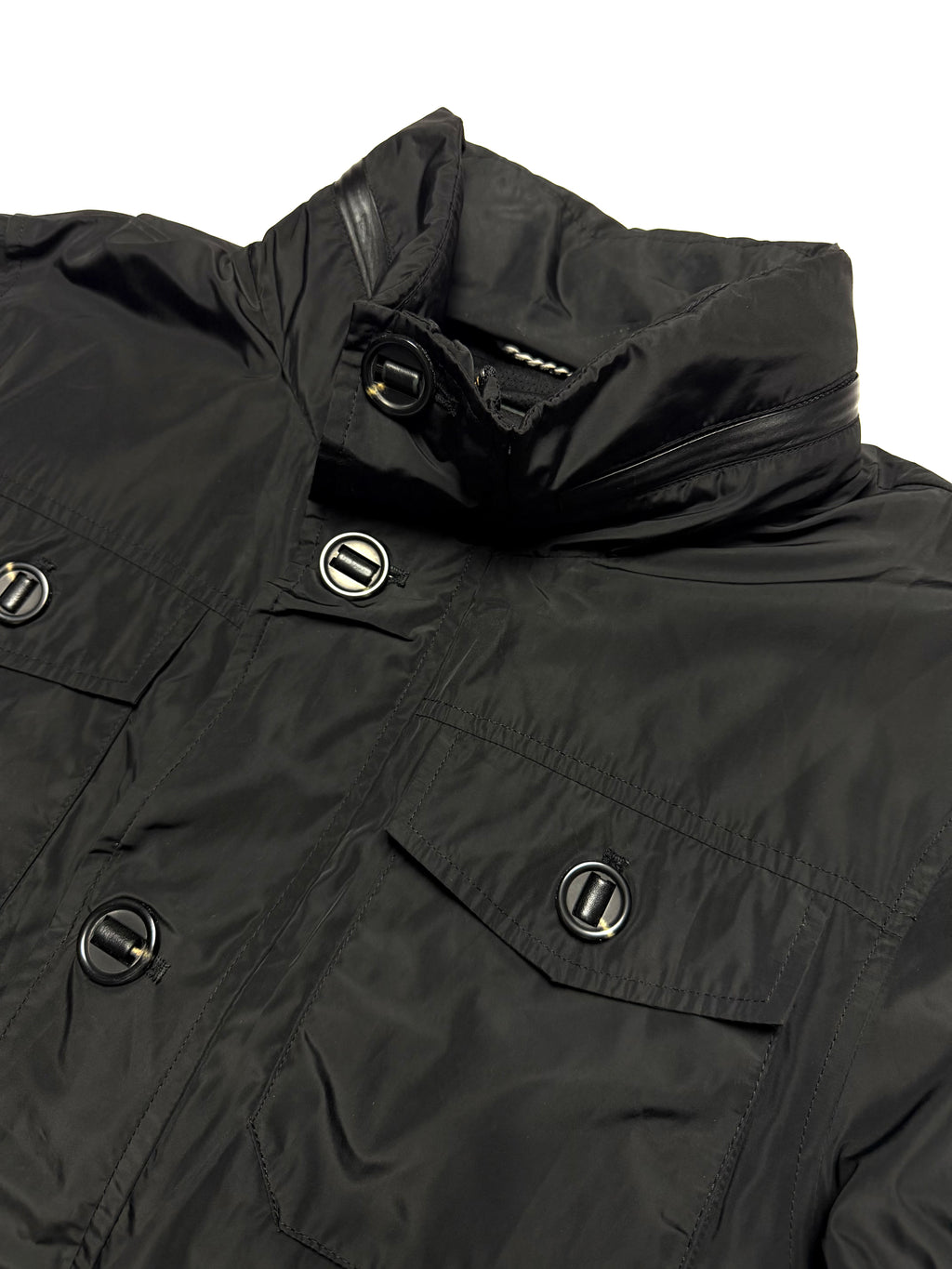 Mackage Montreal Wyatt Black Safari Rain Jacket Lined DuPont Teflon Shield