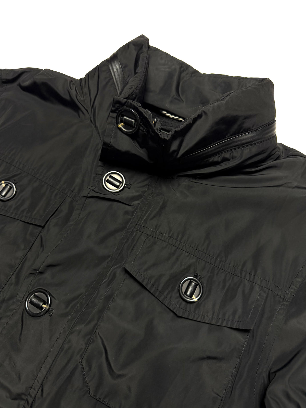 Mackage Montreal Wyatt Black Safari Rain Jacket Lined DuPont Teflon Shield