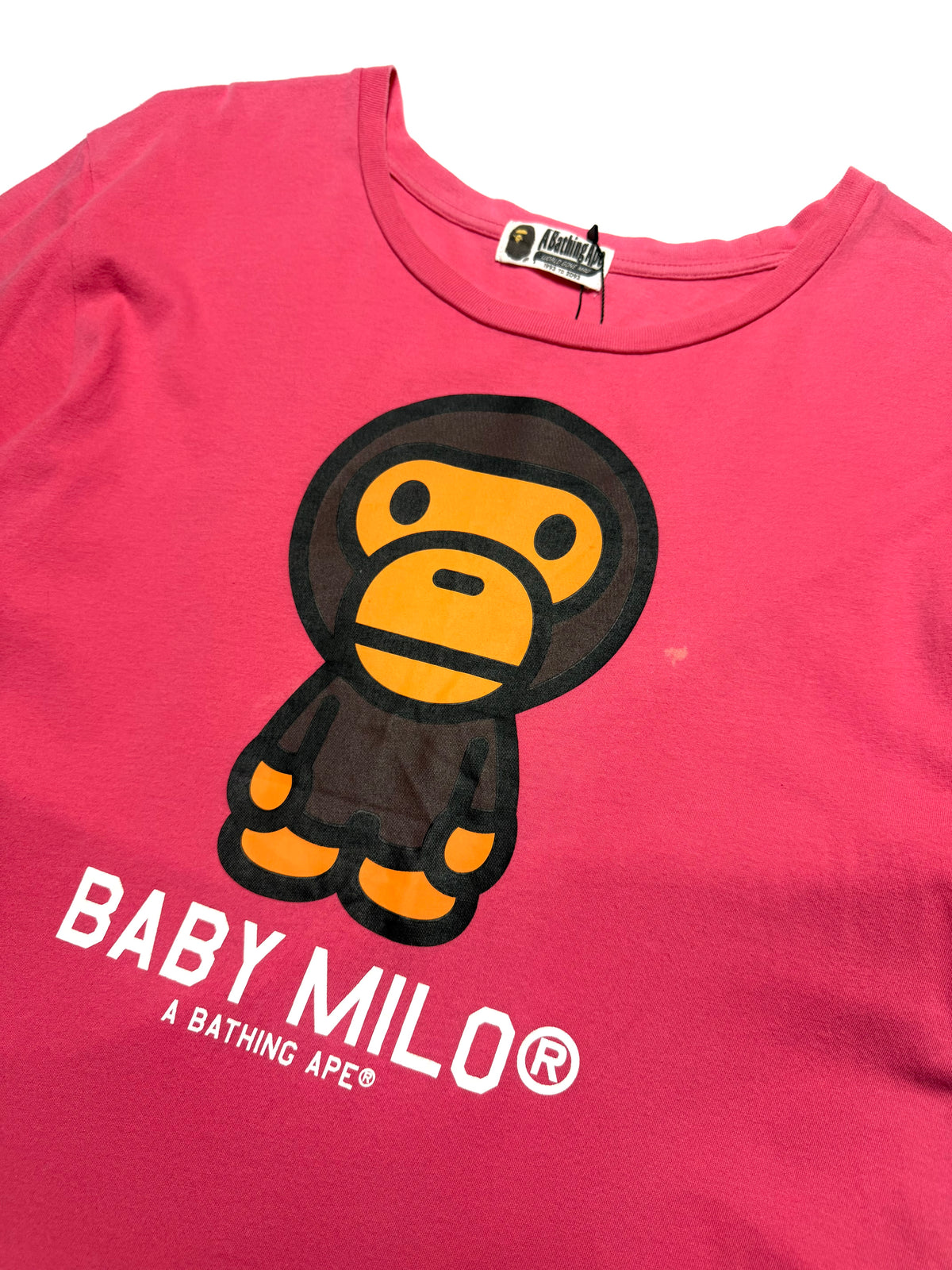BAPE Milo Pink Tee