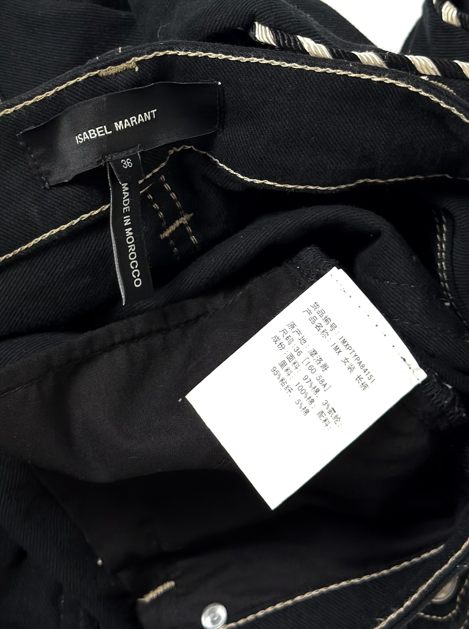 Isabel Marant Embroidery Flower Flared Pant