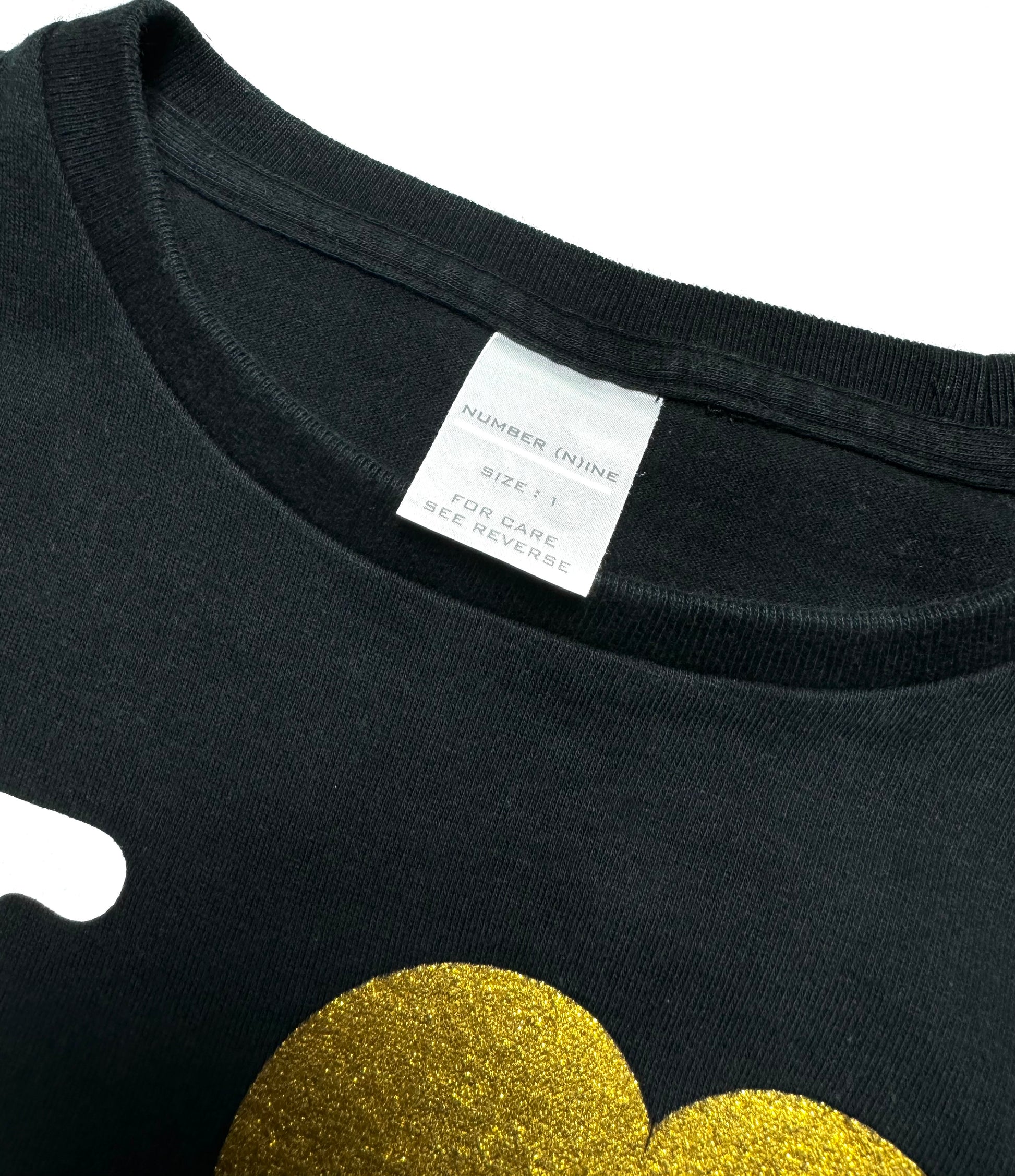 Number Nine 2002Aw “I Love Gotham” Black Tee