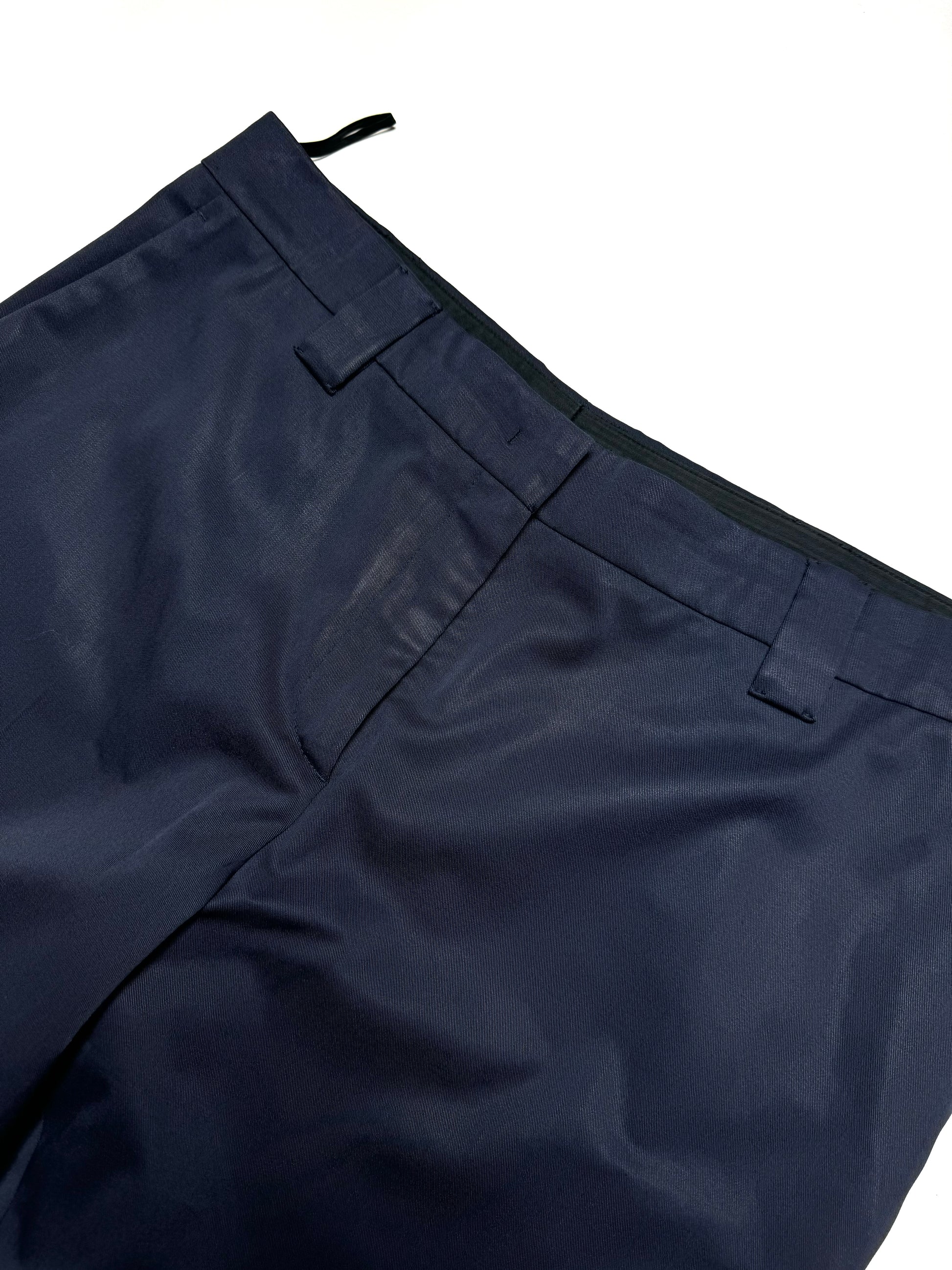 Prada Nylon Navy Baggy Pant