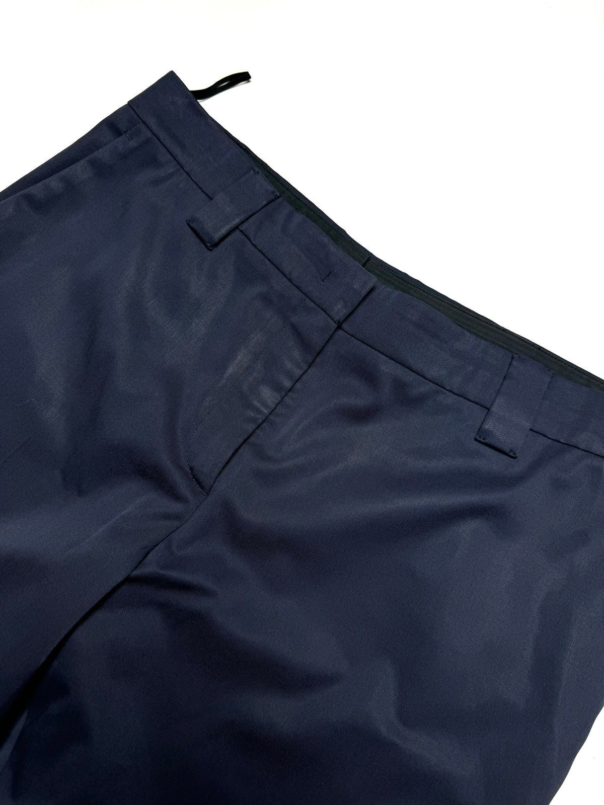 Prada Wool Navy Baggy Pant