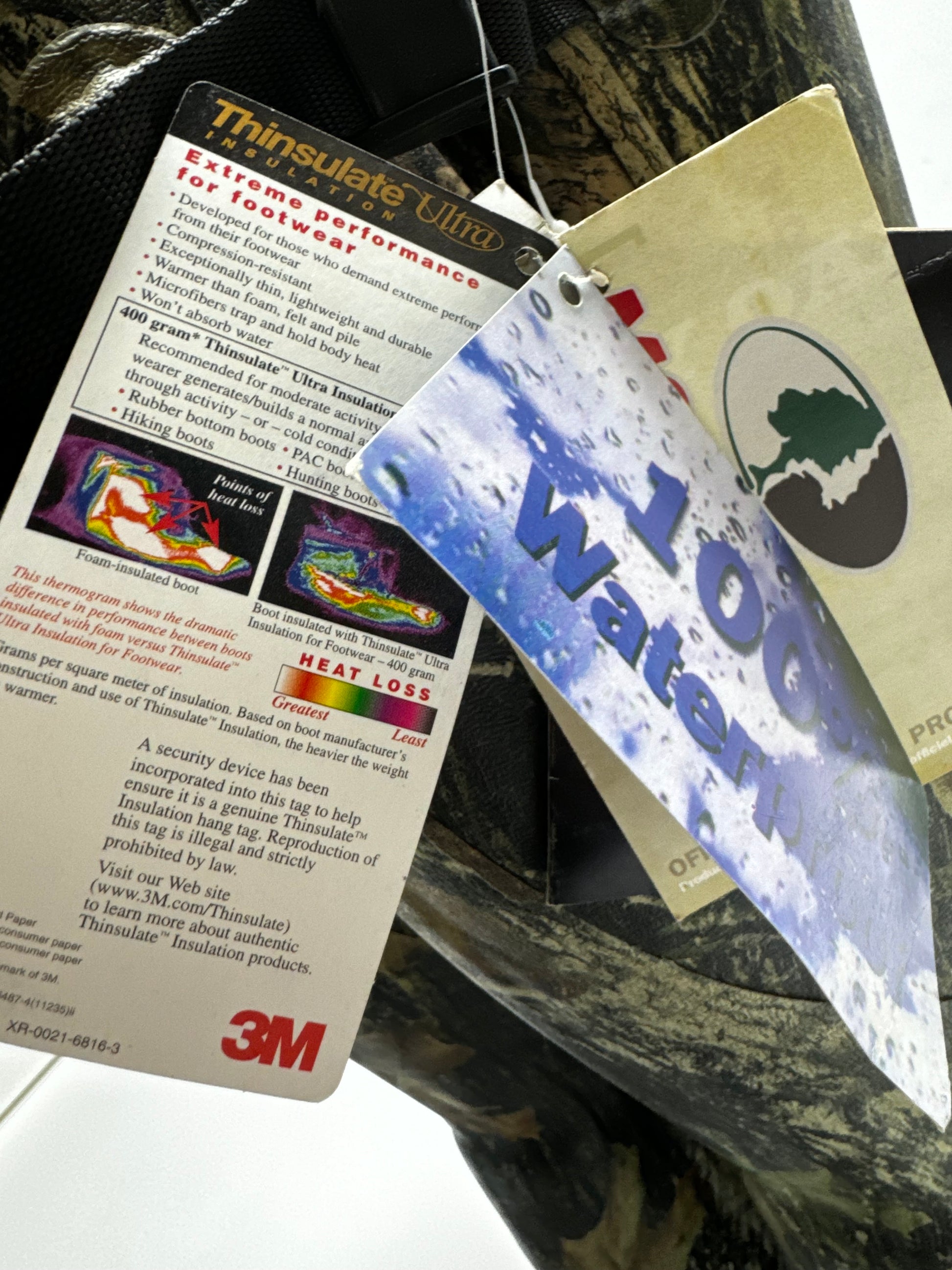 Red Head 800 Side Zip Camo Waterproof Rubber Boot