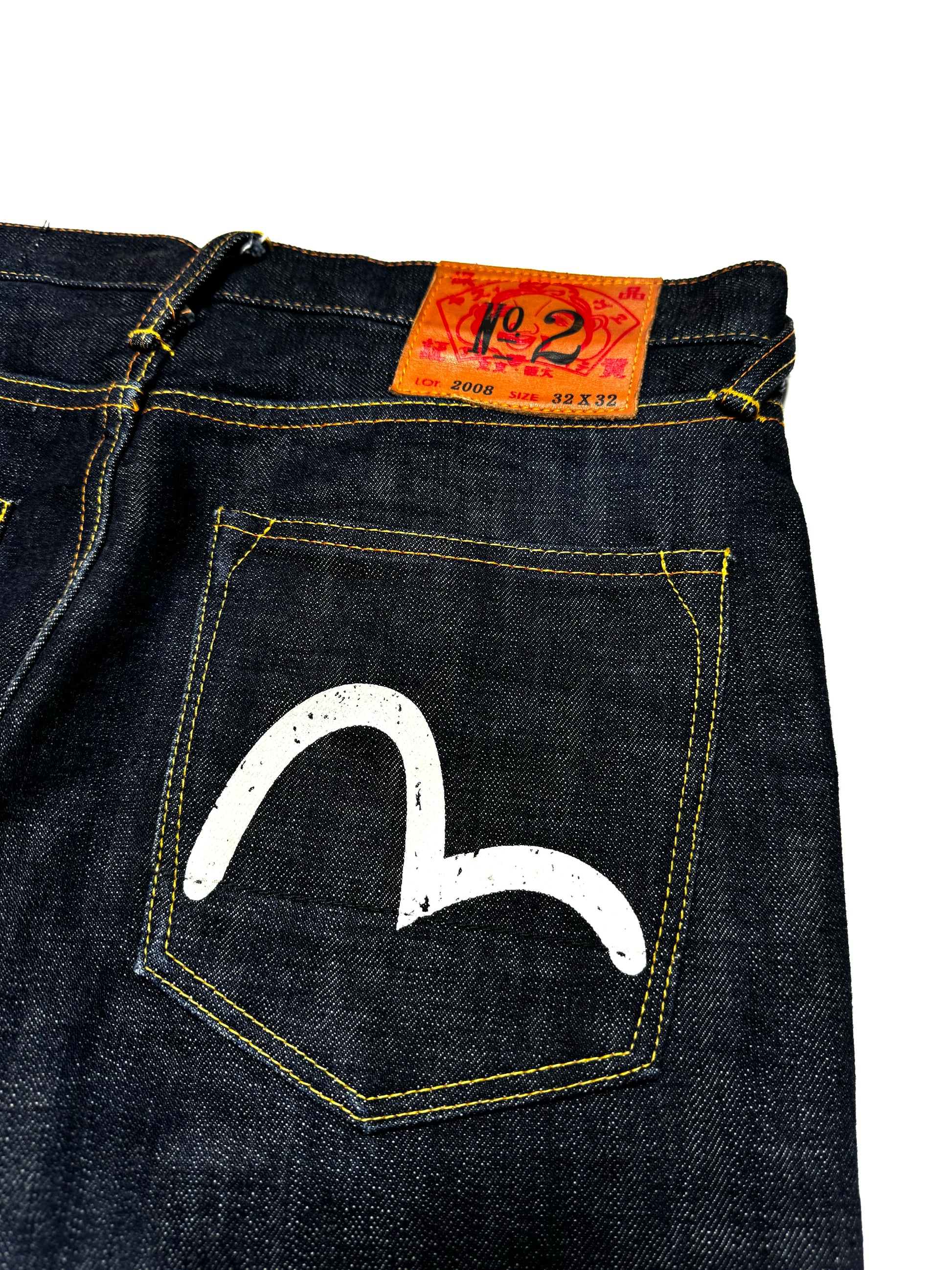 Evisu No.2 Seagull Pocket Remade Wide Indigo Jean