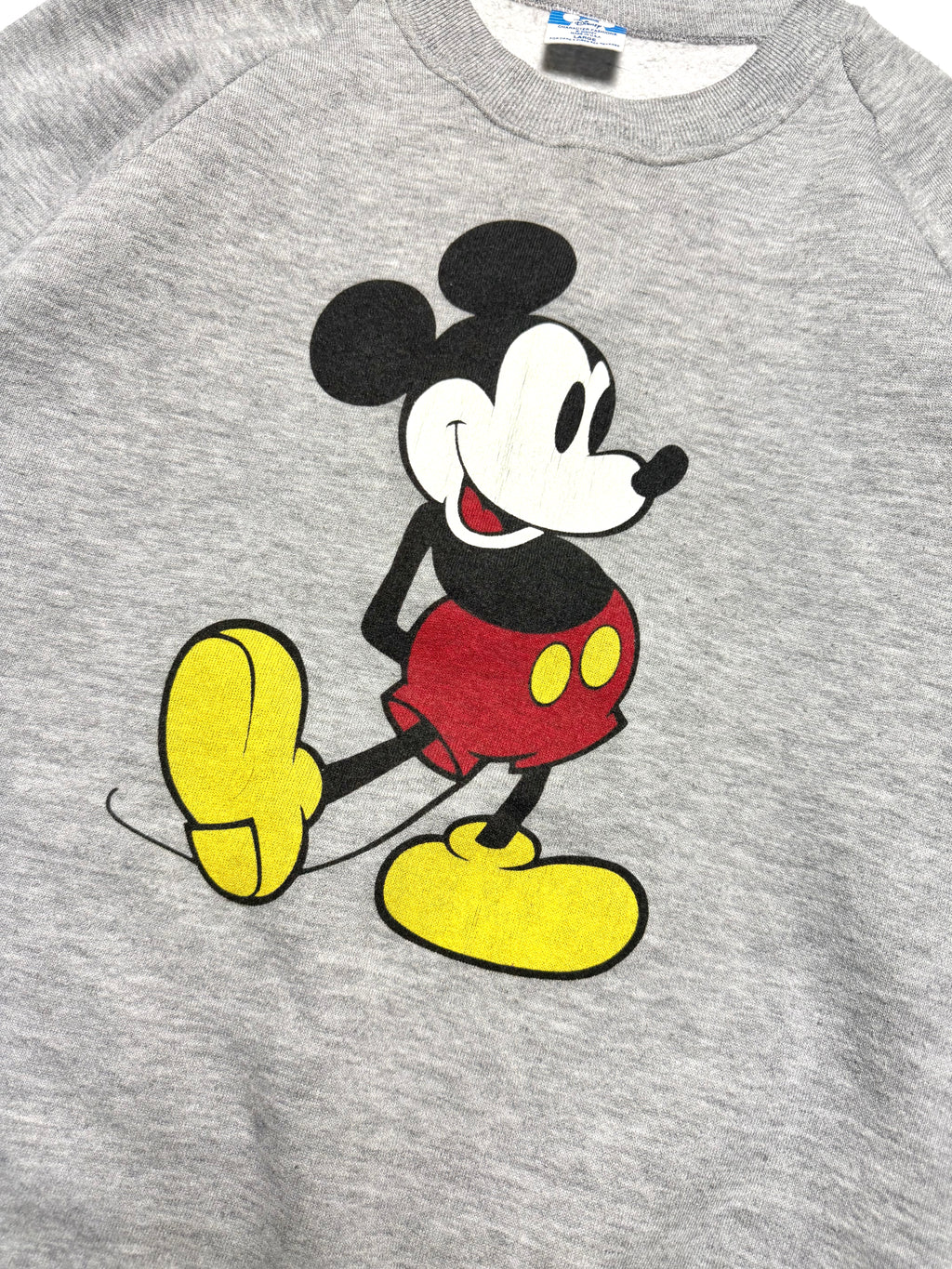 Mickey Mouse Disney 90s Grey Crewneck