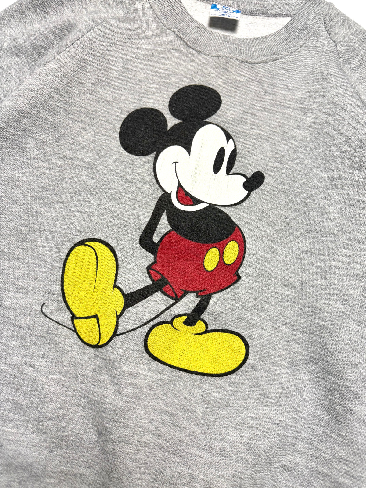 Mickey Mouse Disney 90s Grey Crewneck