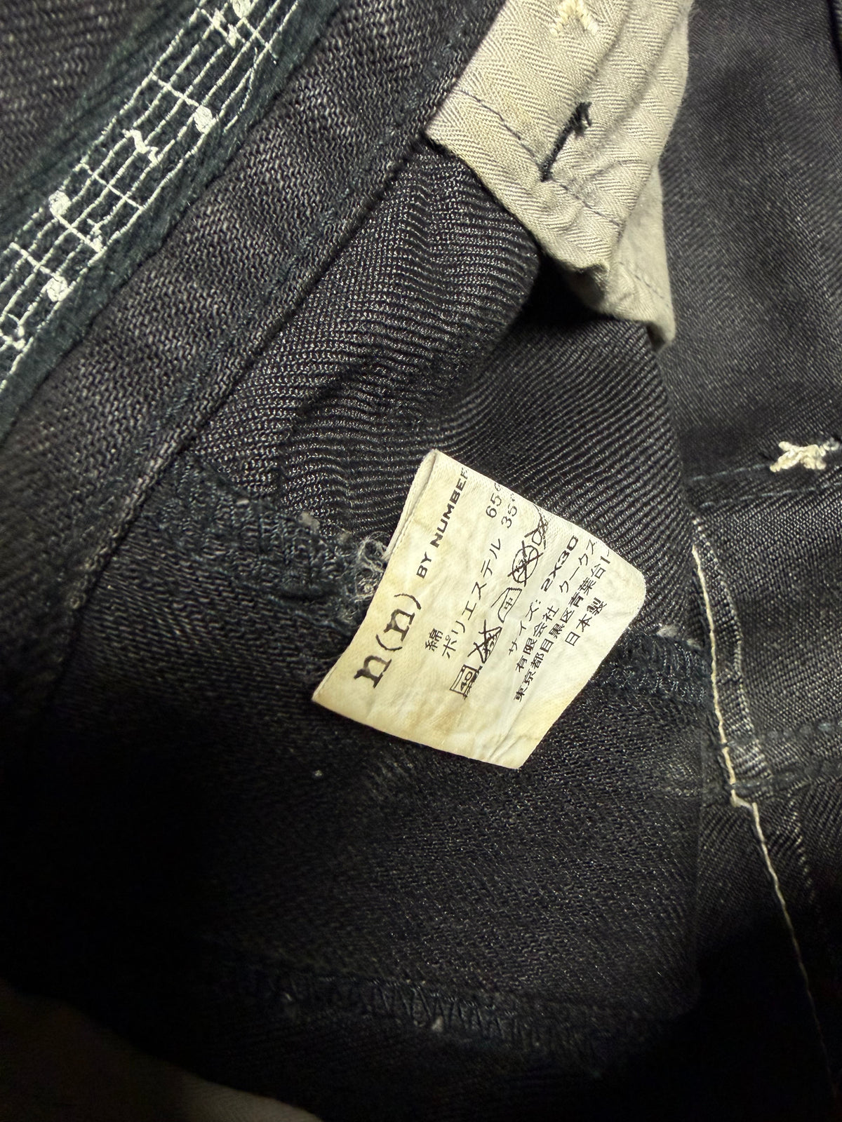 Number (n)ine Dark Washed Jean 00s