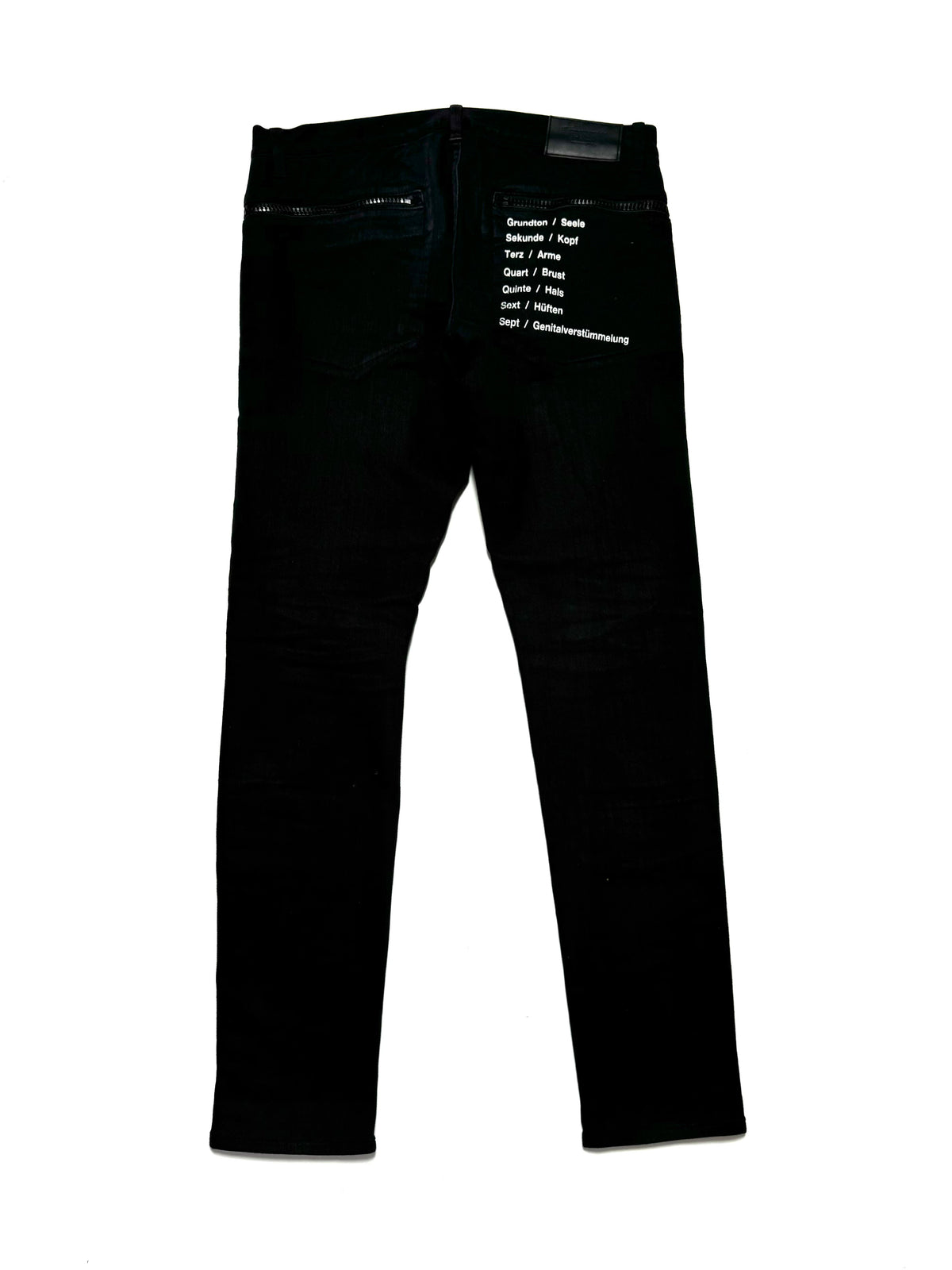 Undercover UCU4501-1 JUN TAKAHASHI  Black Jean