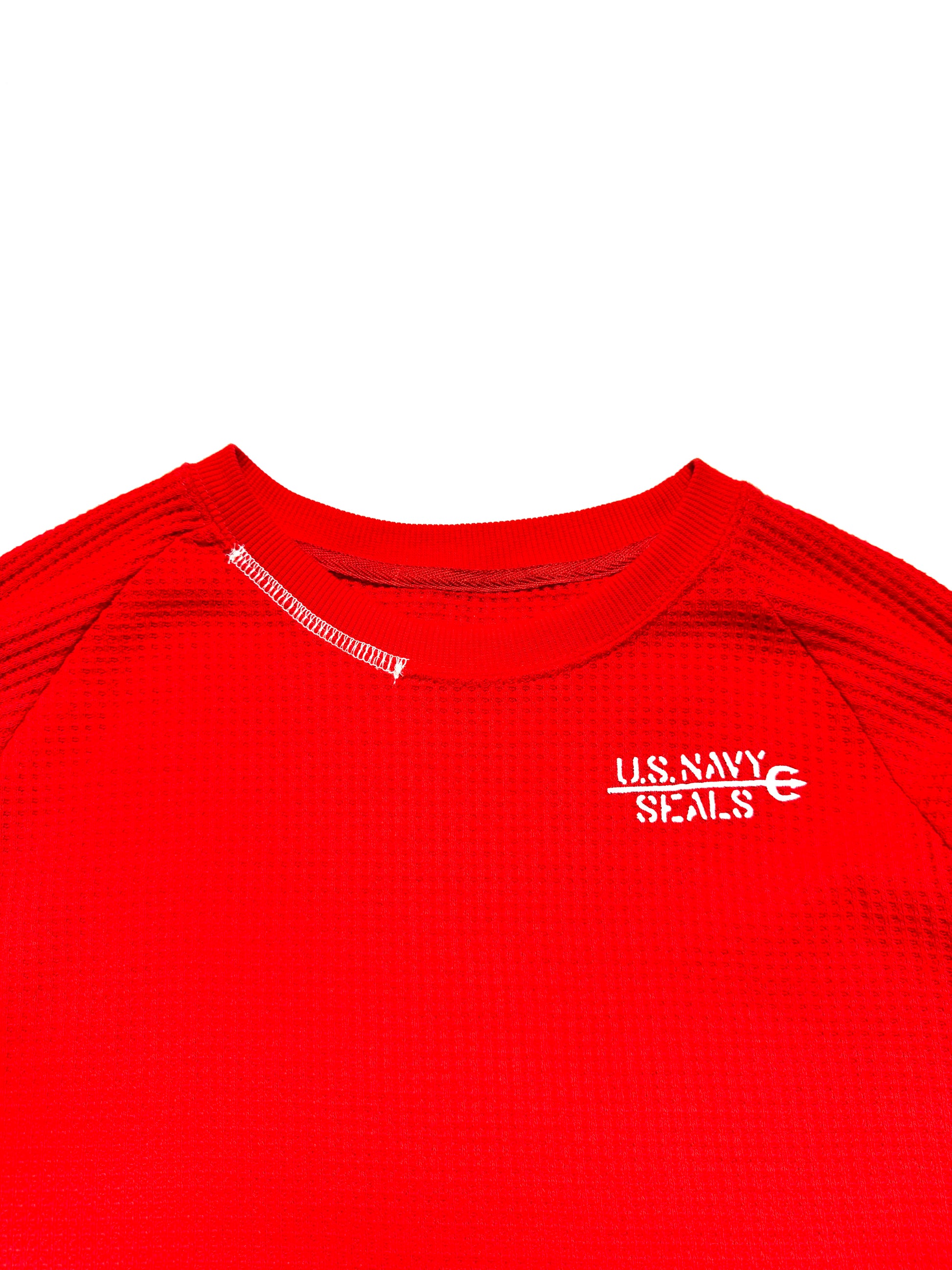 Avirex Red US Navy Seals Long Sleeve