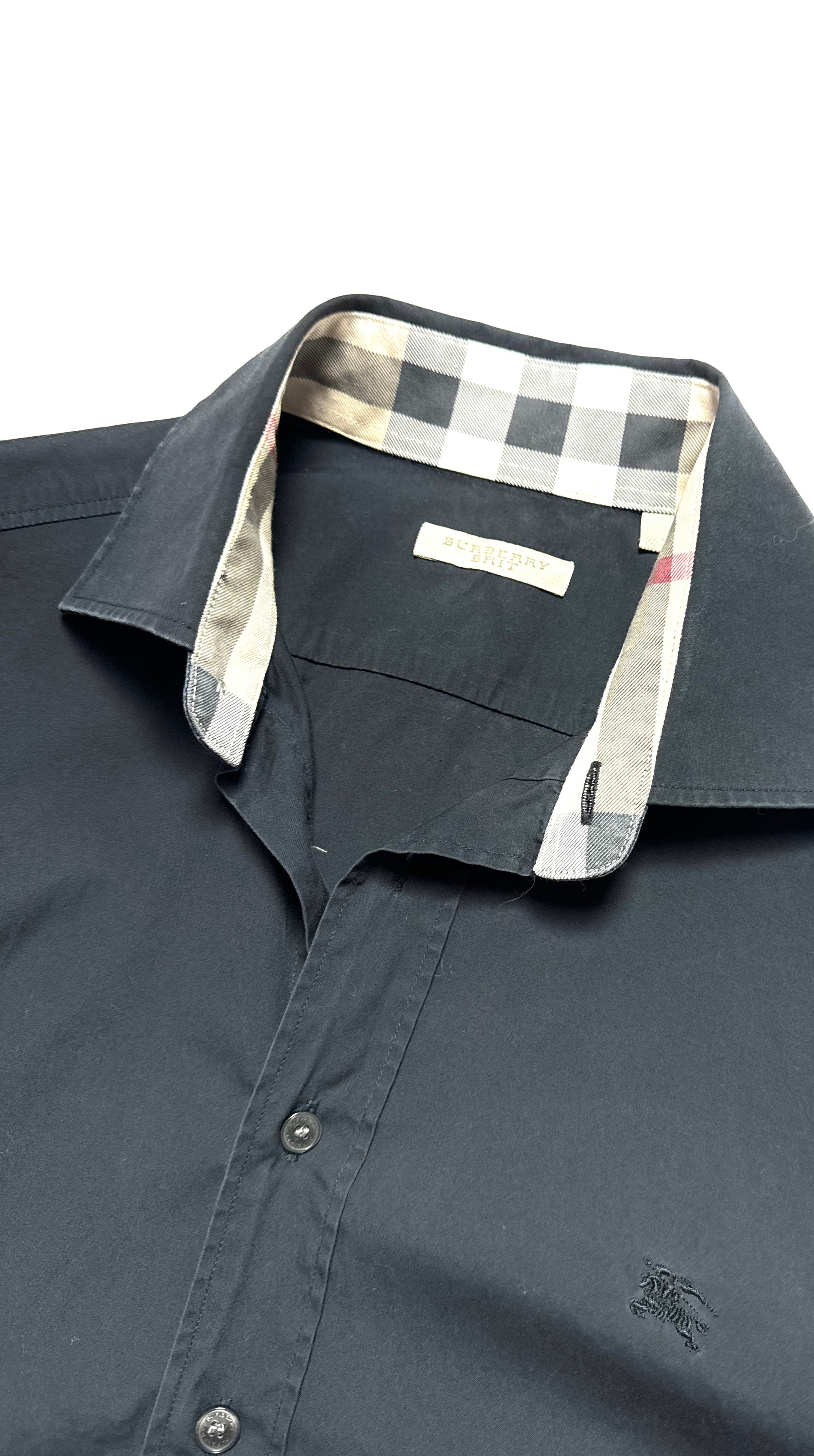 Burberry Brit  Black Dress Shirt