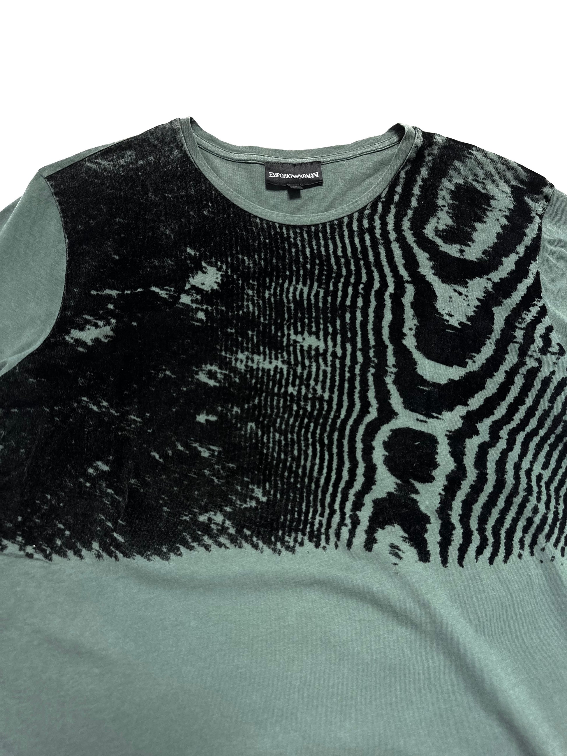 Empiror Armani Light Green Velour Tee