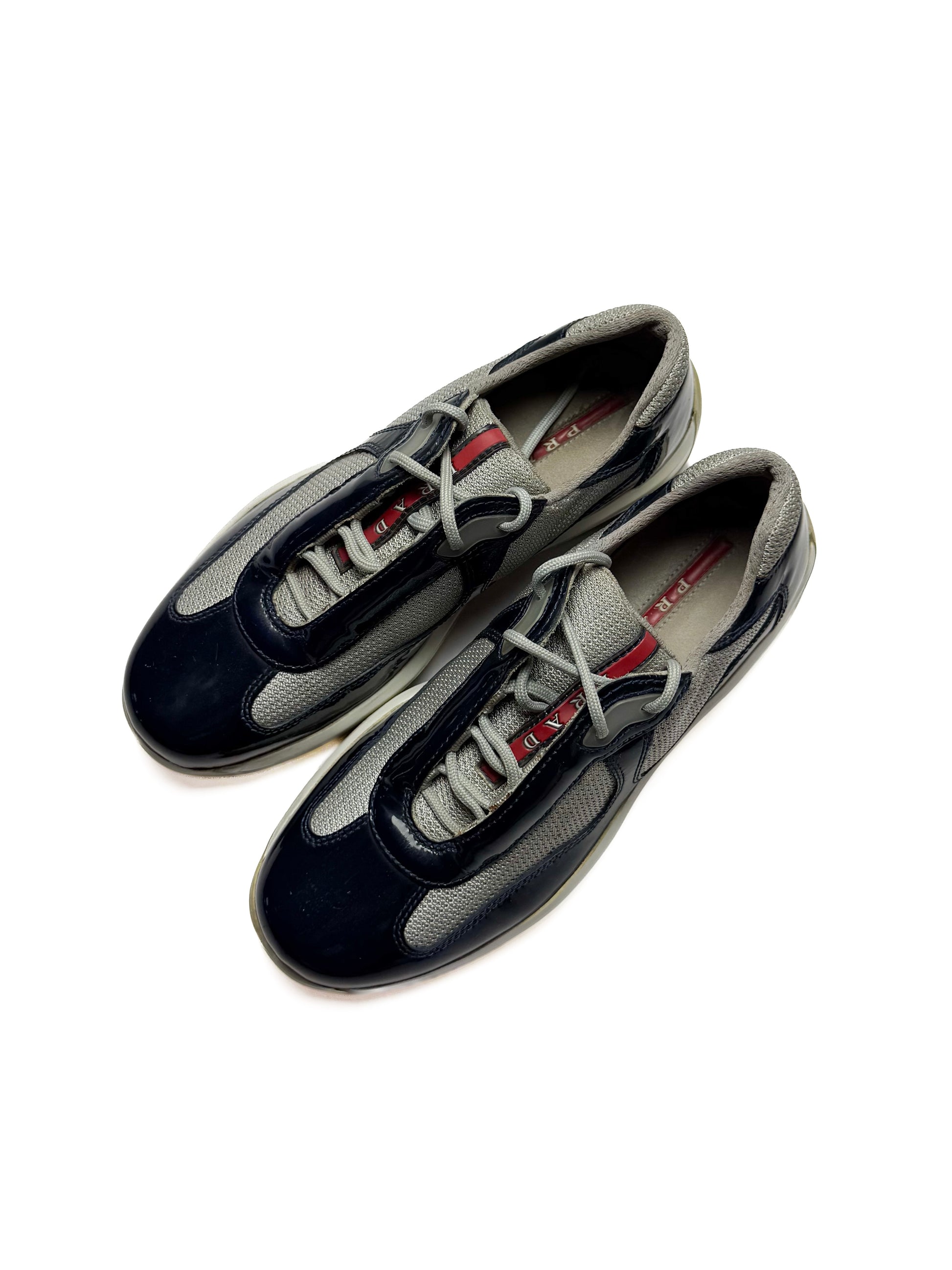 Prada America’s Cup Diamond Blue Shoe 2000s
