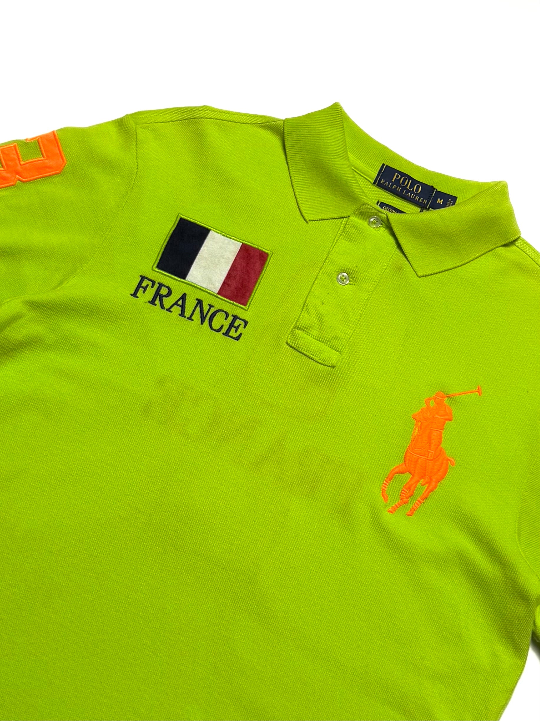 Polo by Ralph Lauren Neon Green France Shirt