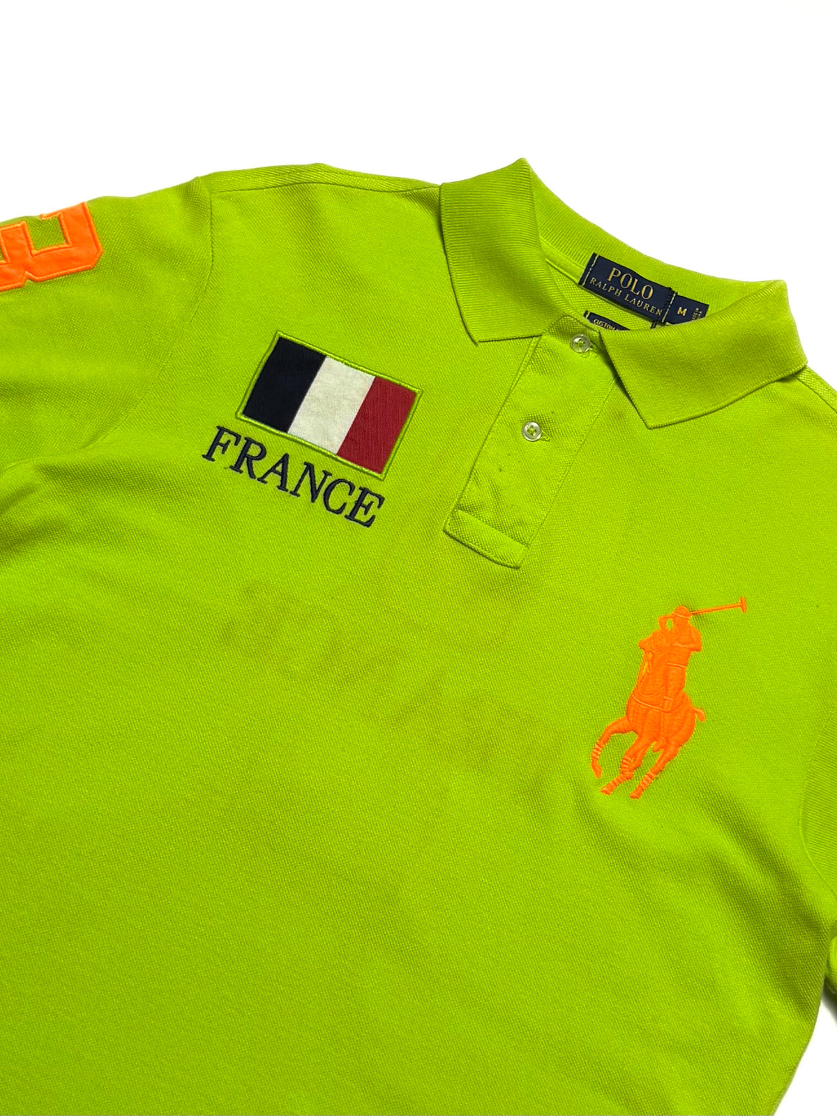 Polo by Ralph Lauren Neon Green France Shirt