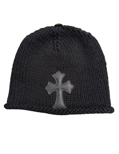 Chrome Hearts Leather Cross Beanie