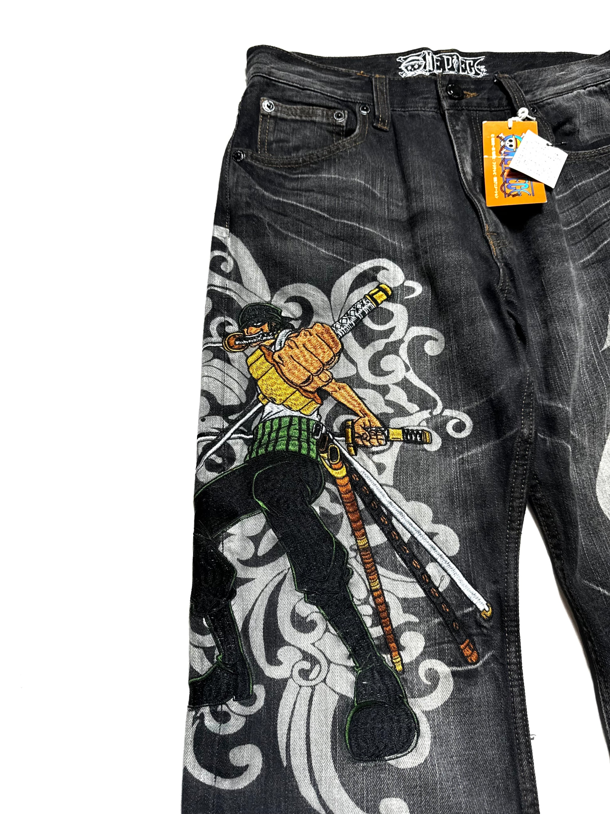 One Piece Embroidery Jean 2000s