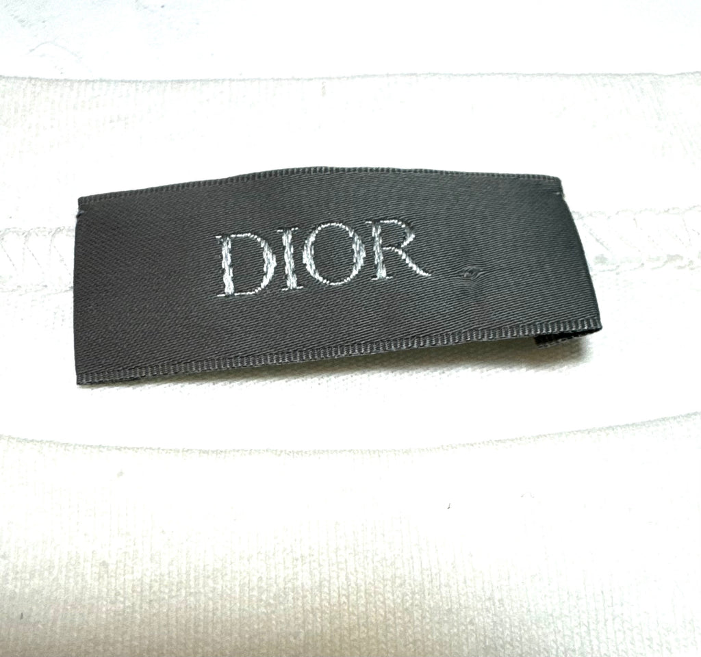 Dior x CACTUS JACK White Cream Tee
