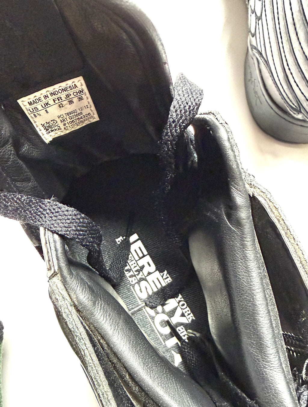 Jeremy Scott x Adidas Black Patent Wing 2.0 Sneaker