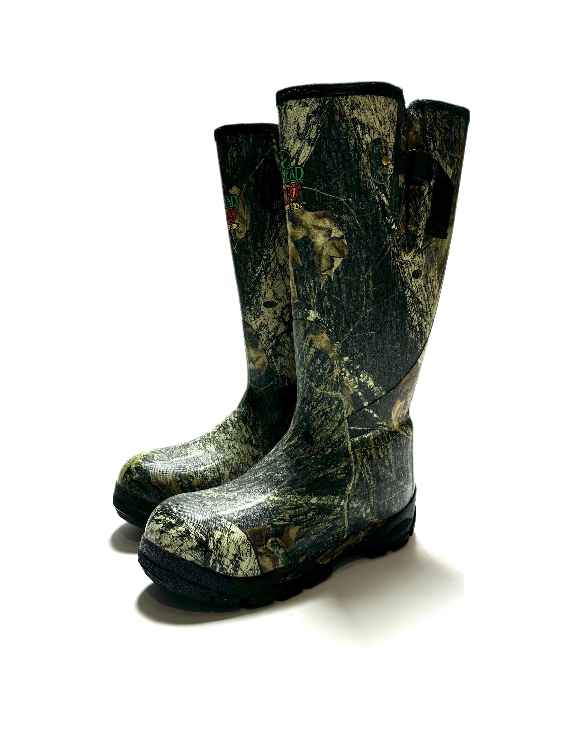 Red Head 800 Side Zip Camo Waterproof Rubber Boot