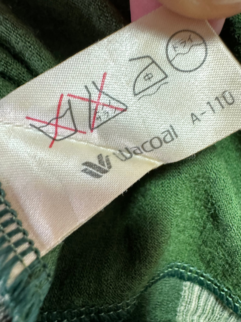 Issey Miyake Hai Sport Green Wool Long Sleeve